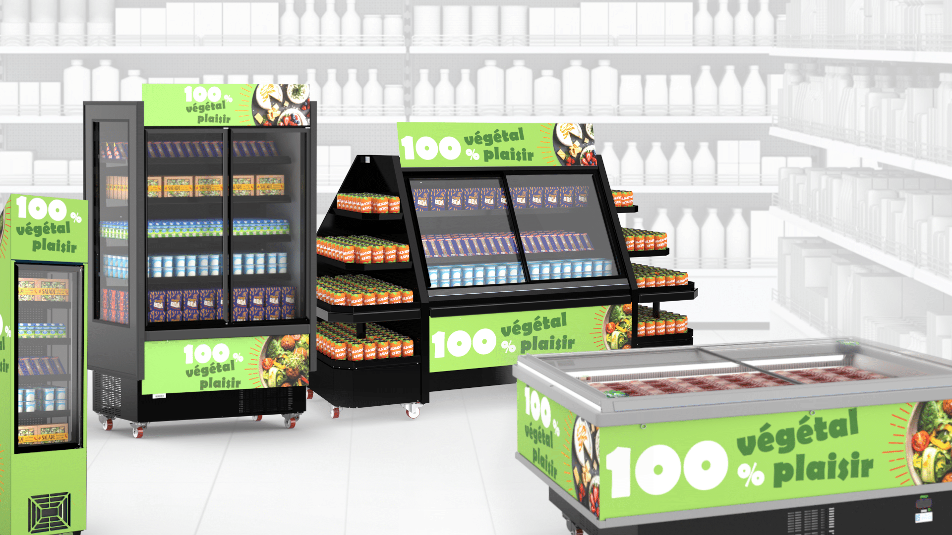 Les vitrines réfrigérées, un atout majeur pour les produits végétaux en grande distribution